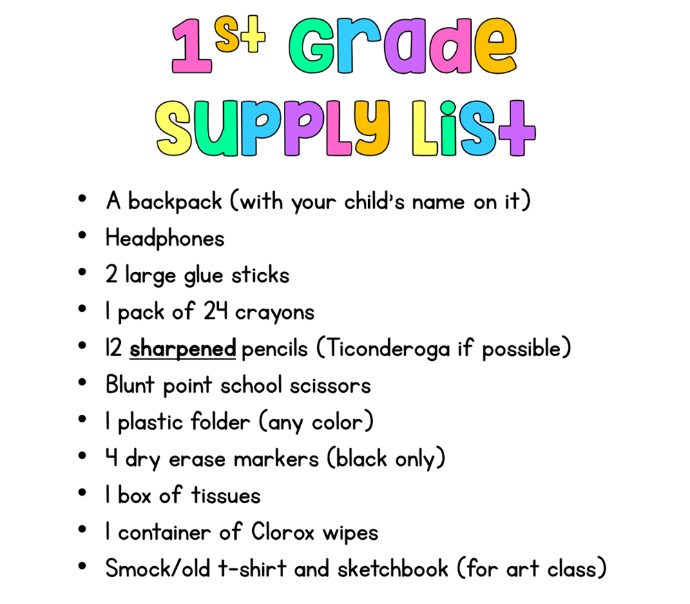 school supplies